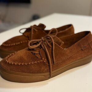 Vans Brown Suede Women's Moccasins